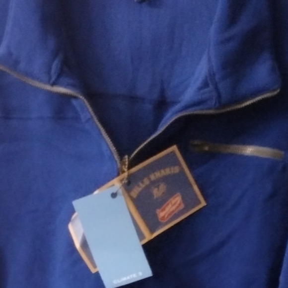 Bills‎ Khakis 1/2 Zip Blue Pullover Fleece Size Mens XXL NWT - Picture 8 of 10